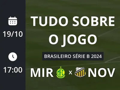 Mirassol x Novorizontino: placar ao vivo, escalações, lances, gols e mais