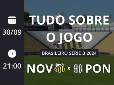 Novorizontino x Ponte Preta: placar ao vivo, escalações, lances, gols e mais