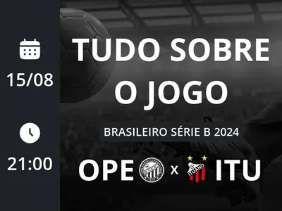 Operário-PR x Ituano: placar ao vivo, escalações, lances, gols e mais