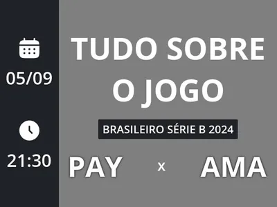 Paysandu x Amazonas: placar ao vivo, escalações, lances, gols e mais