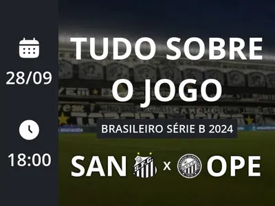 Santos x Operário-PR: placar ao vivo, escalações, lances, gols e mais