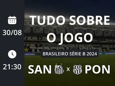 Santos x Ponte Preta: placar ao vivo, escalações, lances, gols e mais