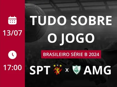 Sport x América-MG: placar ao vivo, escalações, lances, gols e mais