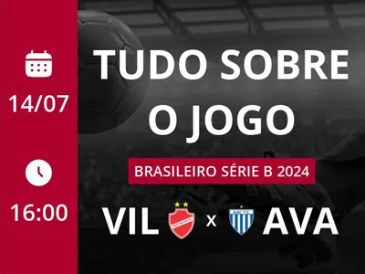 Vila Nova x Avaí: placar ao vivo, escalações, lances, gols e mais