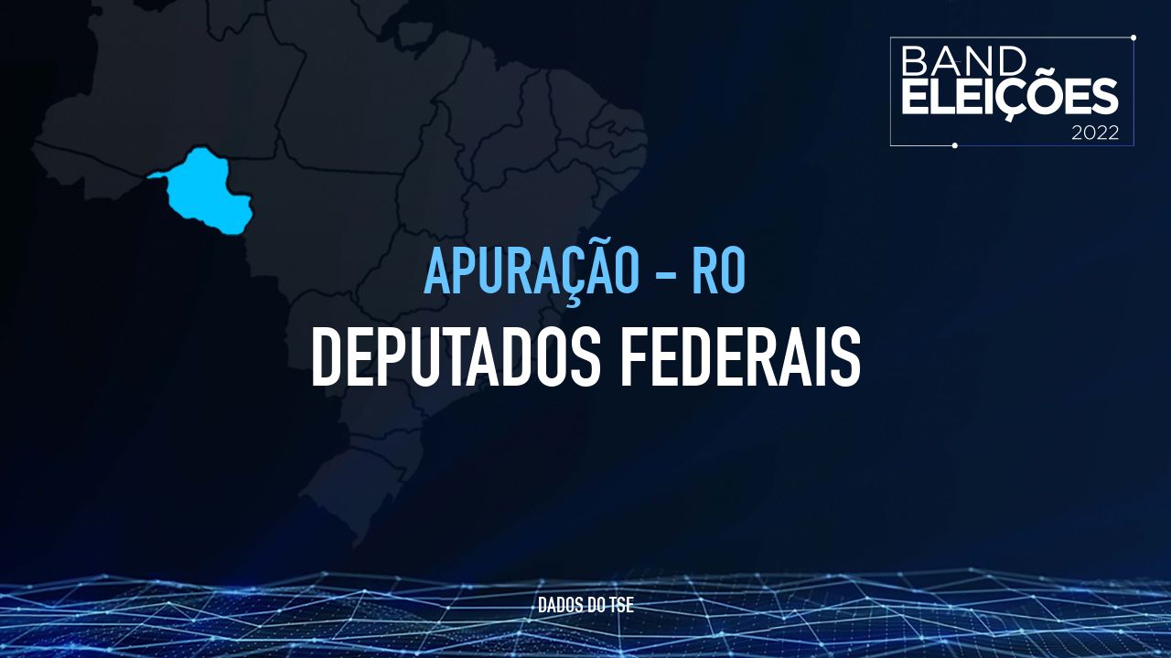 RO: Veja quem são os deputados federais eleitos - Band Eleições 2022 Band